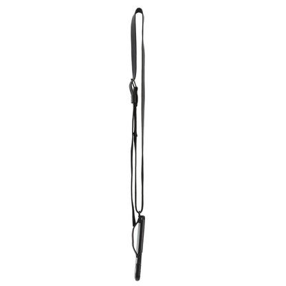 Leather phone strap 321A black – front view, YTN №7 London