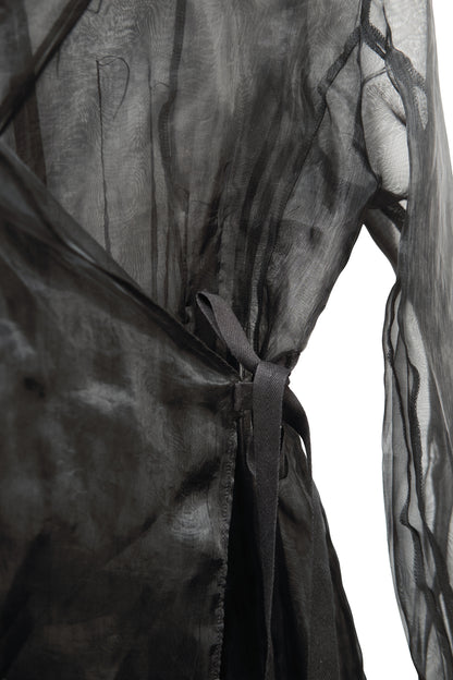 Veste veste organza 322J noir