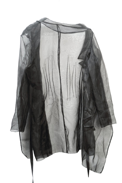 Veste veste organza 322J noir