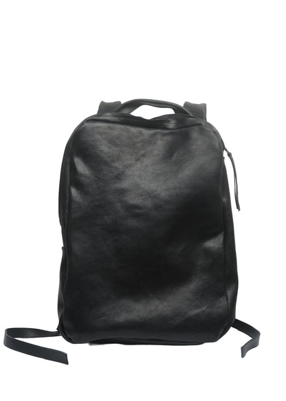 Horse leather backpack 0964R – leather texture closeup