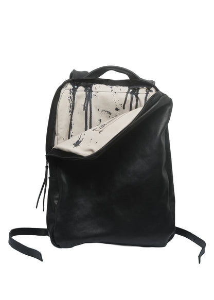 Horse leather backpack 0964R – RiRi zipper detail