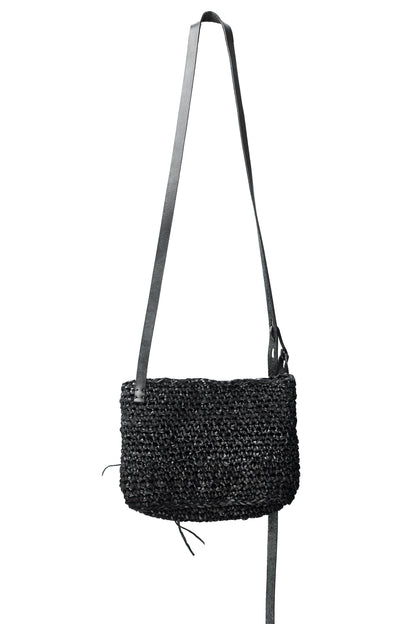 Knitted leather bag 275Y – leather knit texture detail