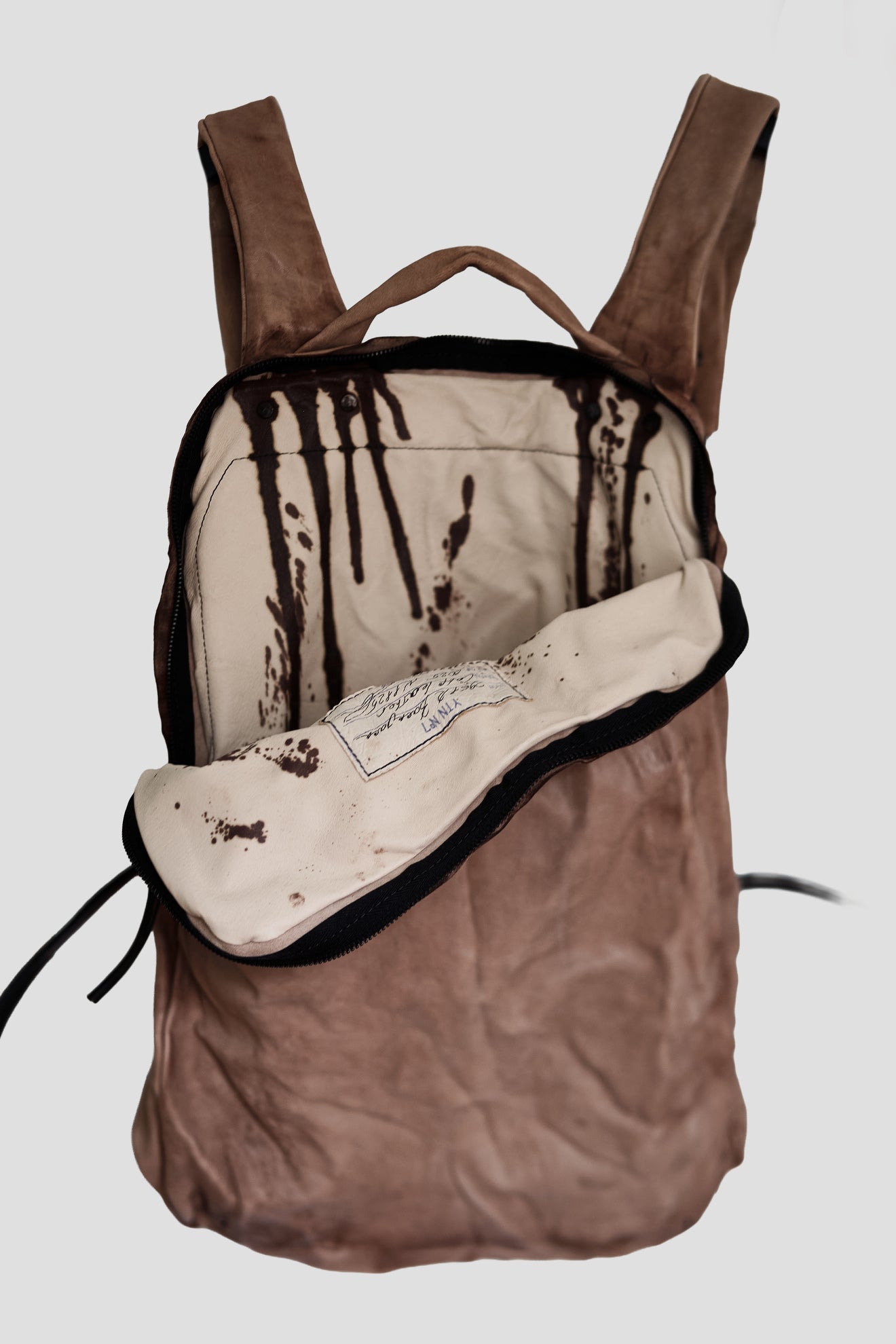 Calf leather backpack 0963R