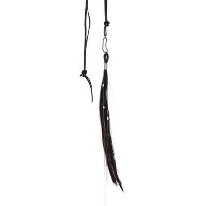 Sculptural necklace 326T – horsehair pearl, YTN №7