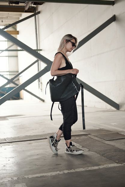 Horse leather backpack 197R