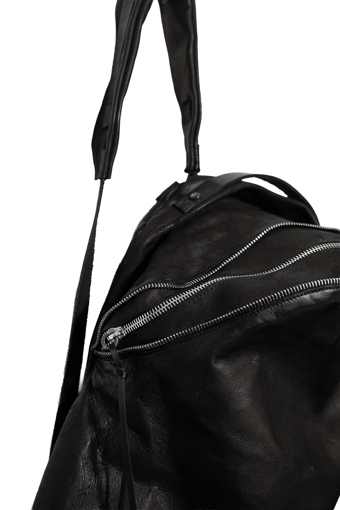 Leather backpack 081-1R — handmade leather backpack by YTN №7, London, view 15