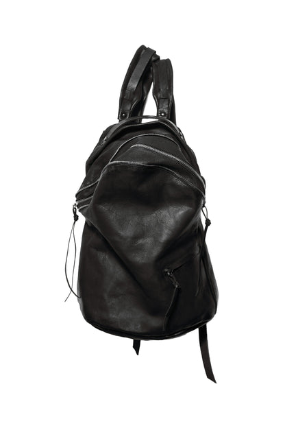 Leather backpack 081-1R — handmade leather backpack by YTN №7, London, view 14