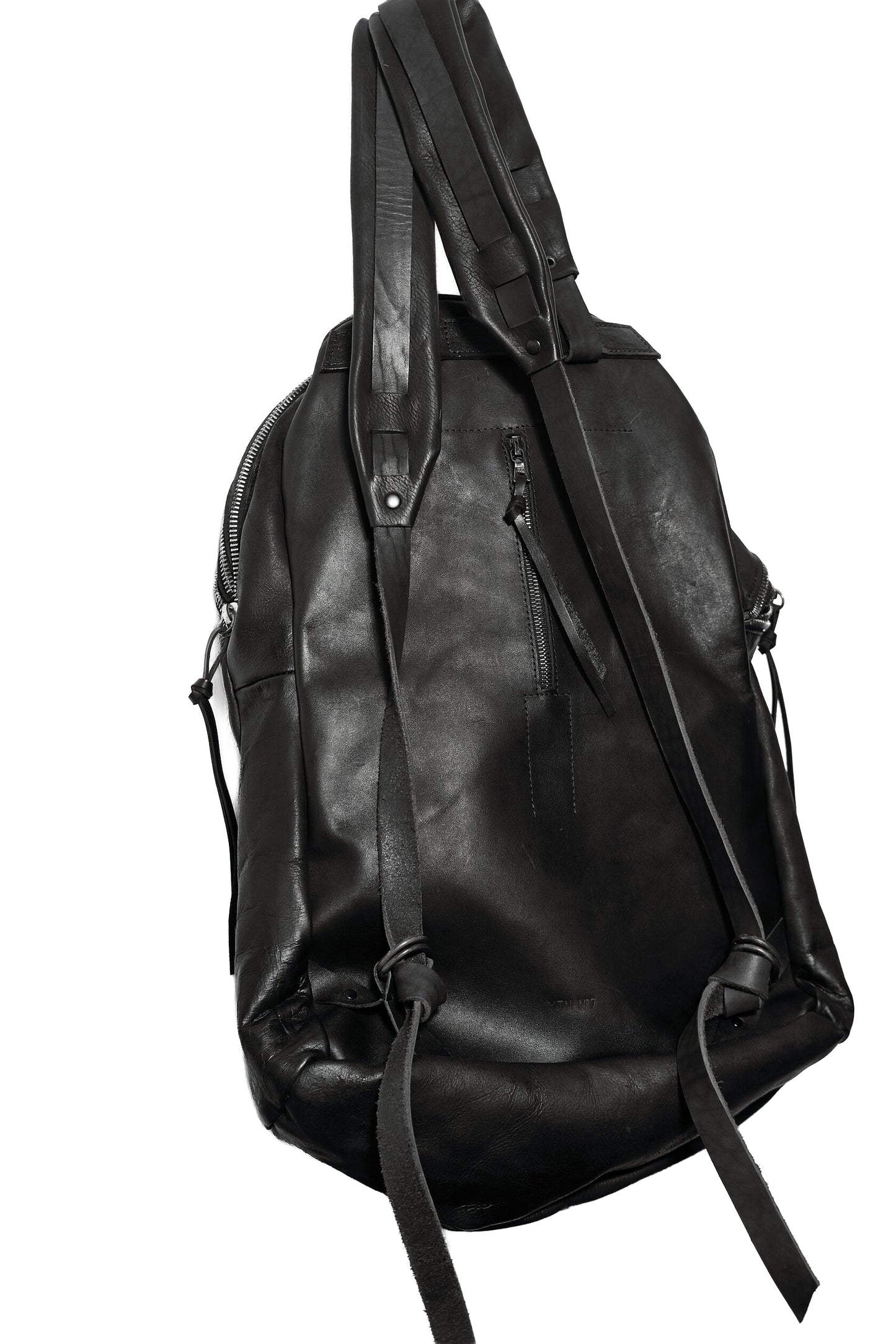 Leather backpack 081-1R — handmade leather backpack by YTN №7, London, view 23