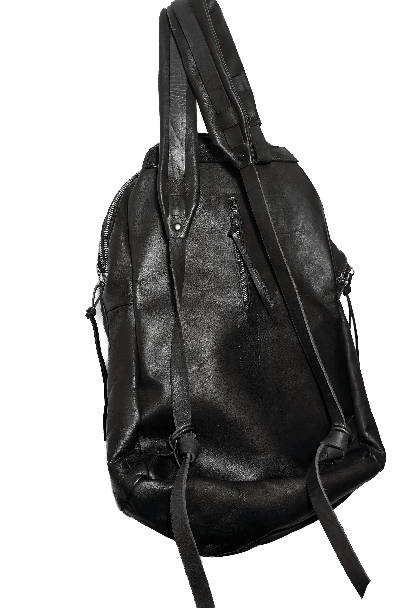 Leather backpack 081-1R — handmade leather backpack by YTN №7, London, view 23