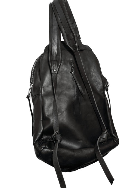 Leather backpack 081-1R — handmade leather backpack by YTN №7, London, view 23