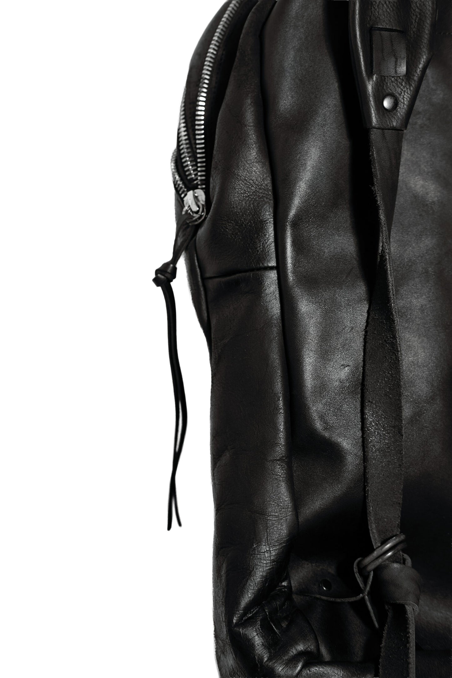 Leather backpack 081-1R — handmade leather backpack by YTN №7, London, view 20