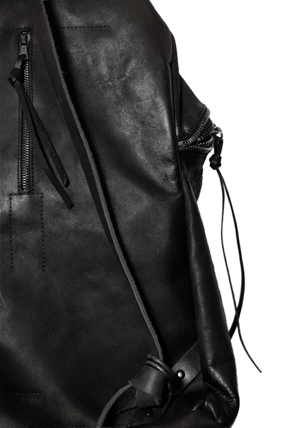 Leather backpack 081-1R — handmade leather backpack by YTN №7, London, view 24