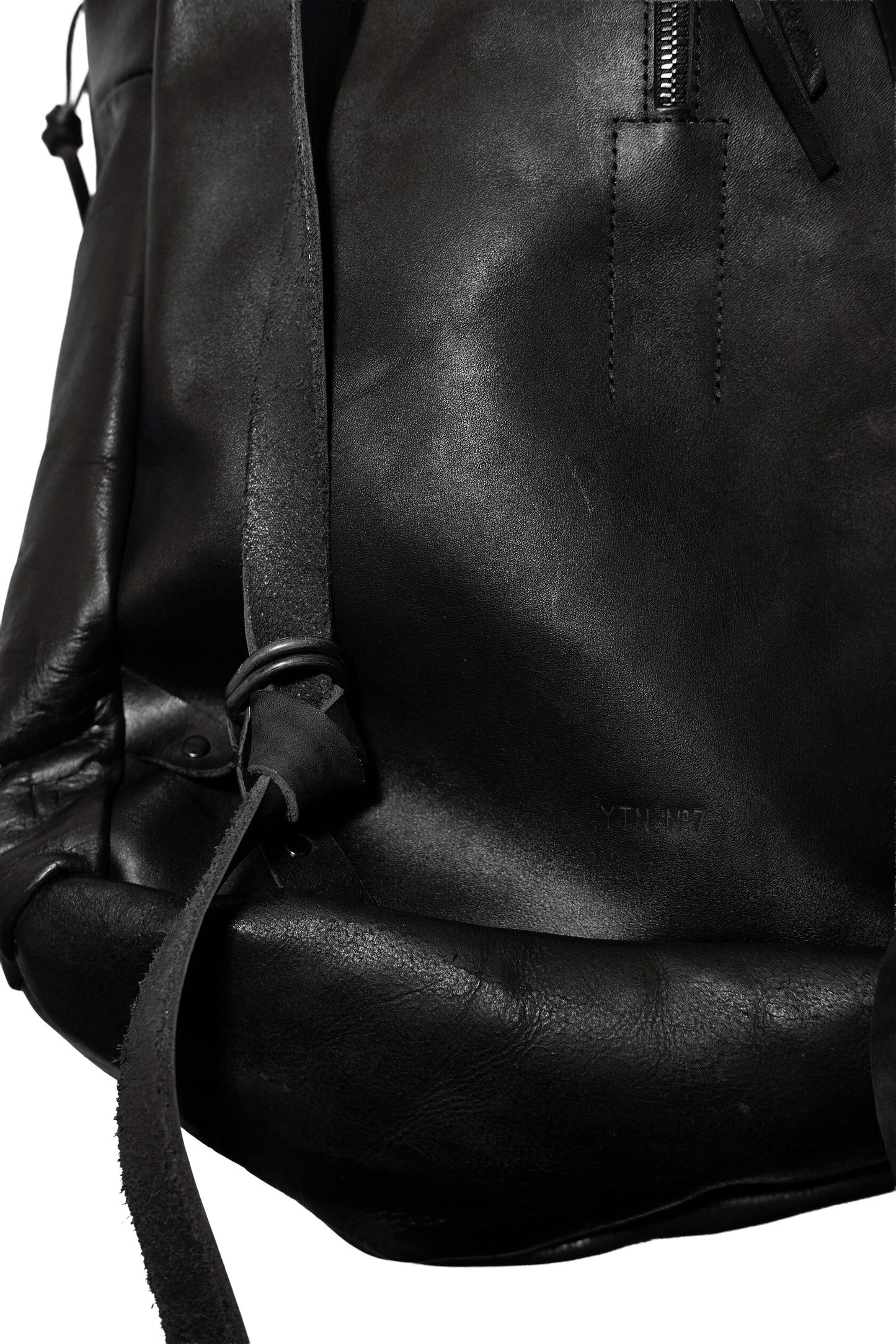 Leather backpack 081-1R — handmade leather backpack by YTN №7, London, view 25
