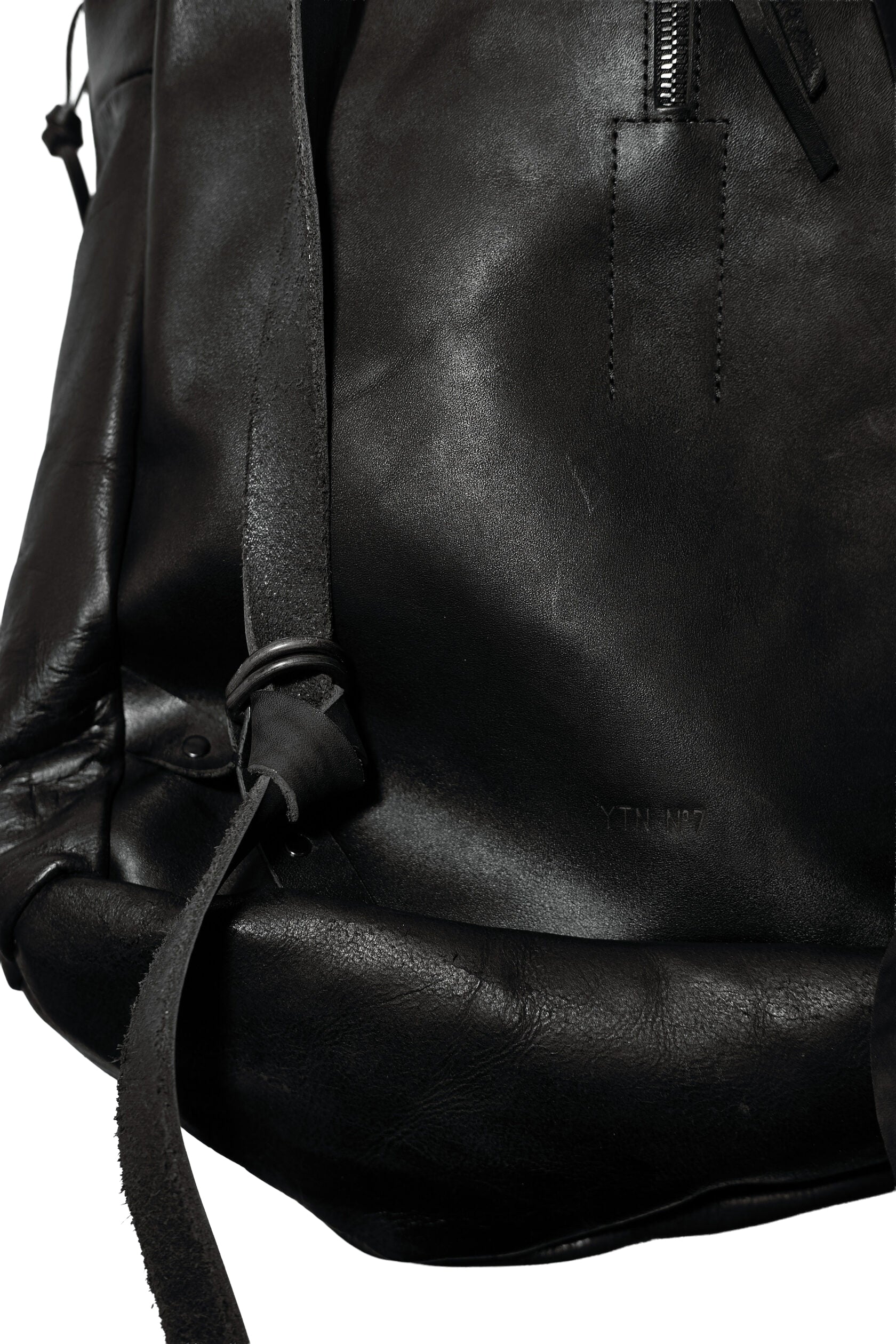 Leather backpack 081-1R — handmade leather backpack by YTN №7, London, view 25