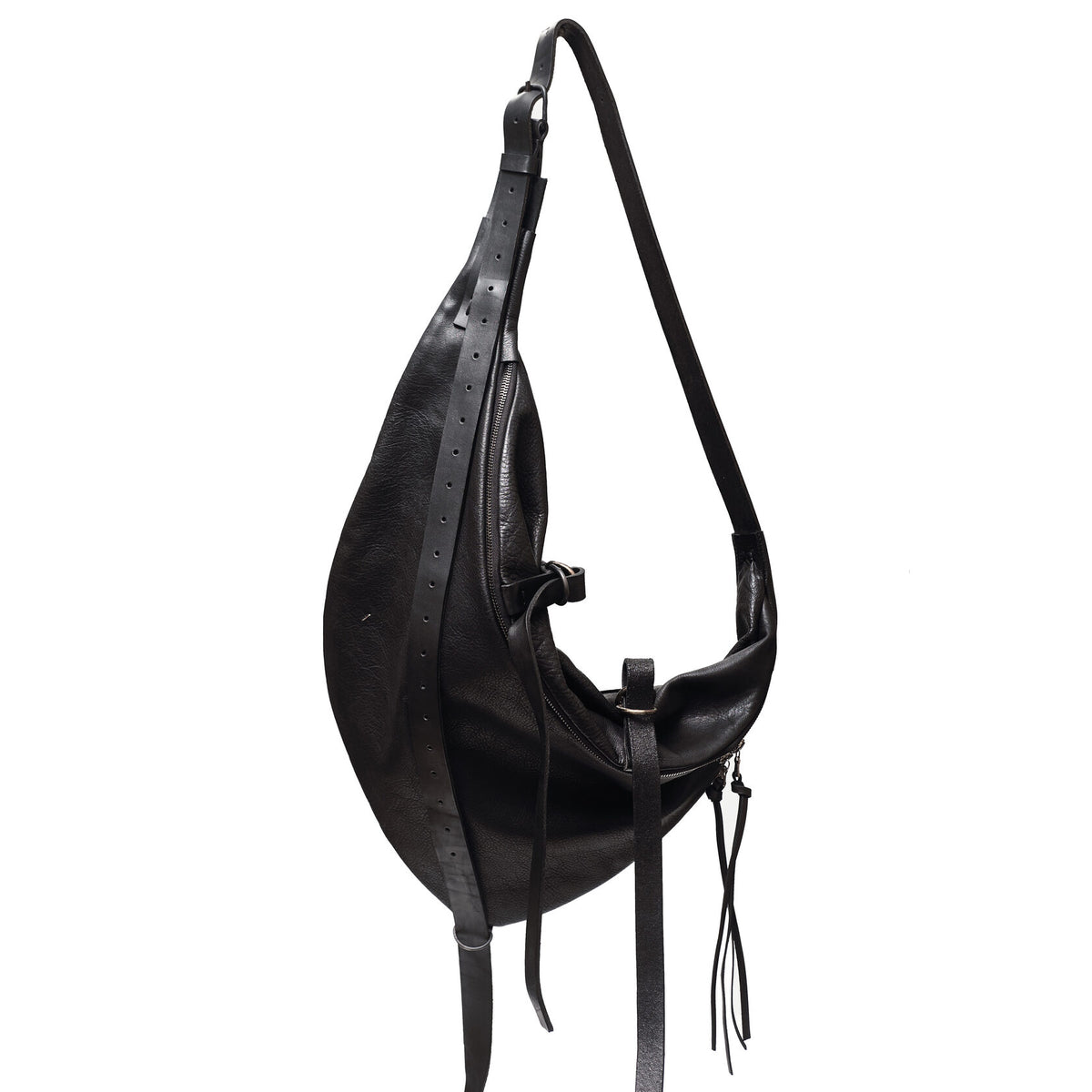 Cow leather shoulder bag 164-1Y – front view, YTN №7