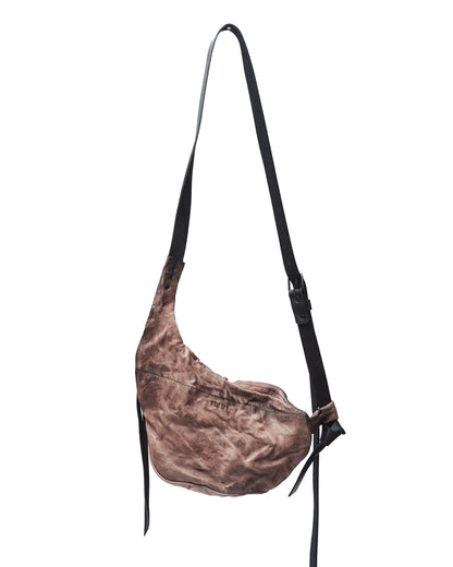 Calf leather bag 028Y – side view, 26×17×2cm