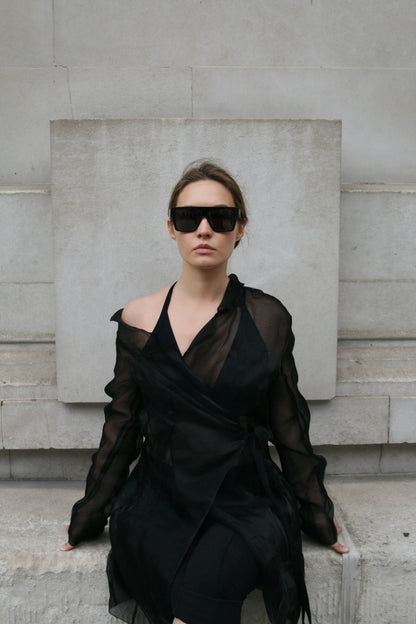 Veste veste organza 322J noir