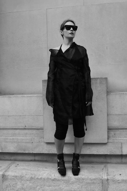 Veste veste organza 322J noir