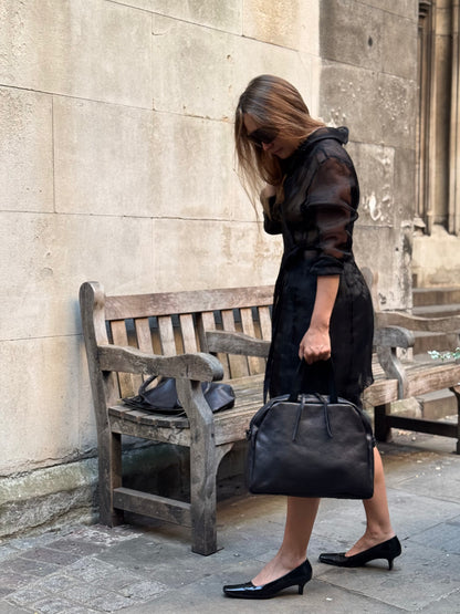 Ainge bag — handmade leather shoulder bag by YTN №7, London, view 16