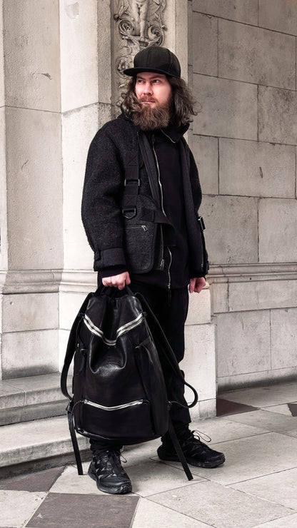 Horse leather backpack 182R