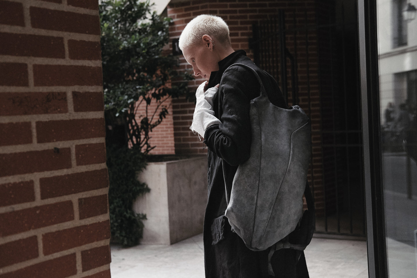 Horse leather backpack 076Y — handmade leather backpack by YTN №7, London, view 20