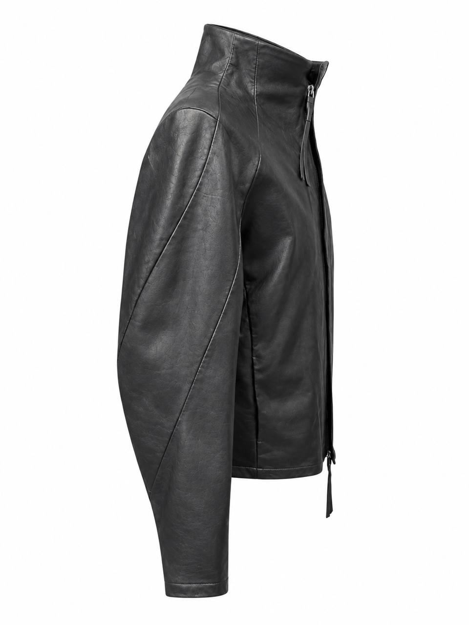139DEC Leather Jacket XXL, black — detail
