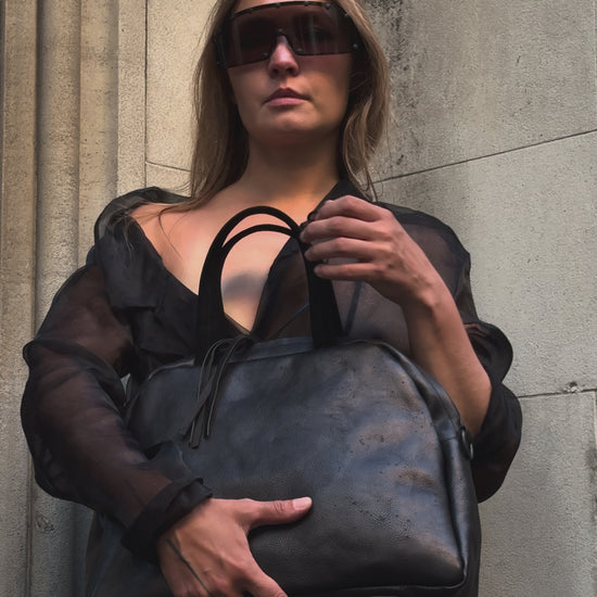 Ainge bag — video of the bag, handmade by YTN №7 in London