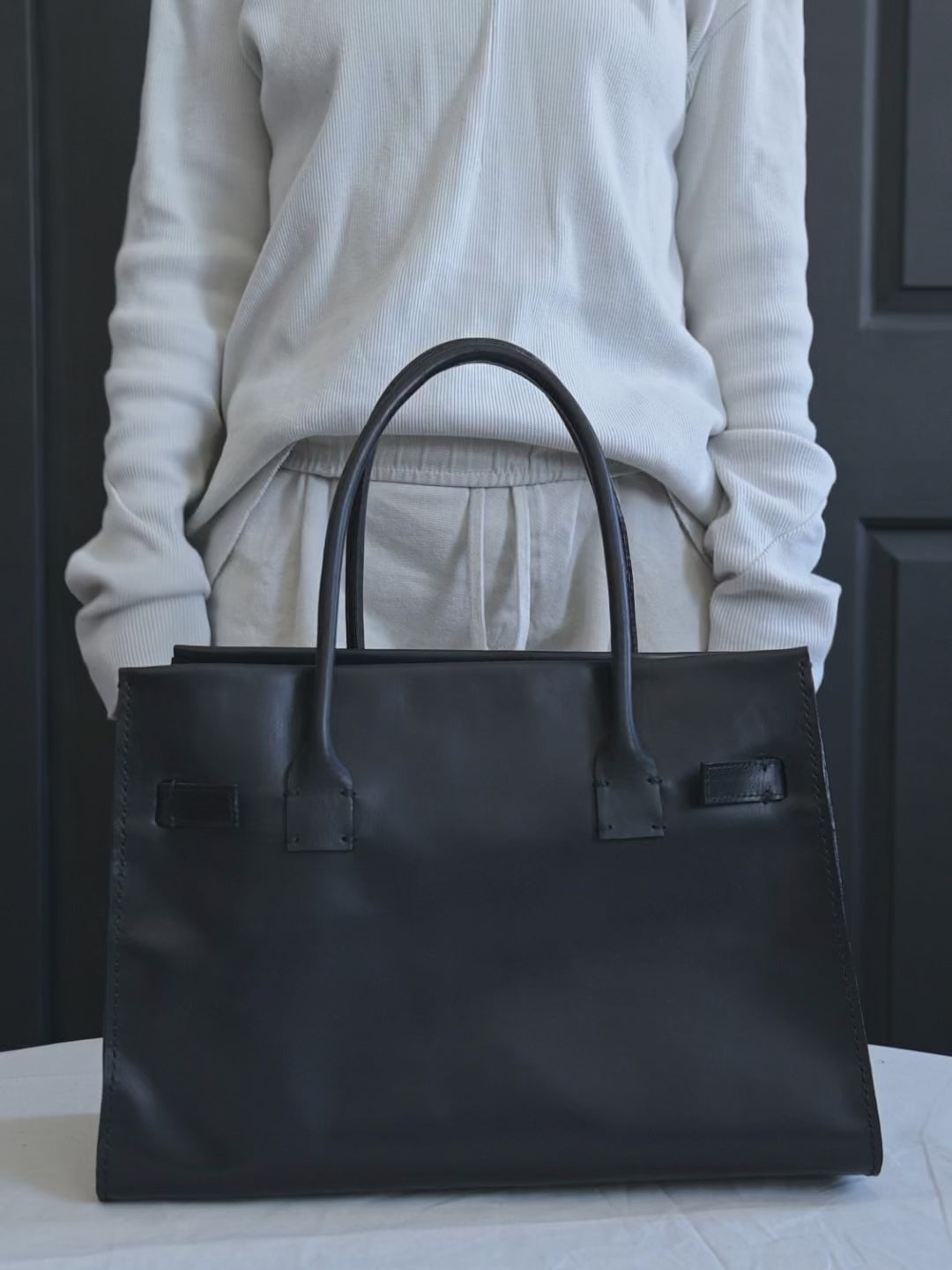 Morgan Leather Bag 34×25×15cm (13